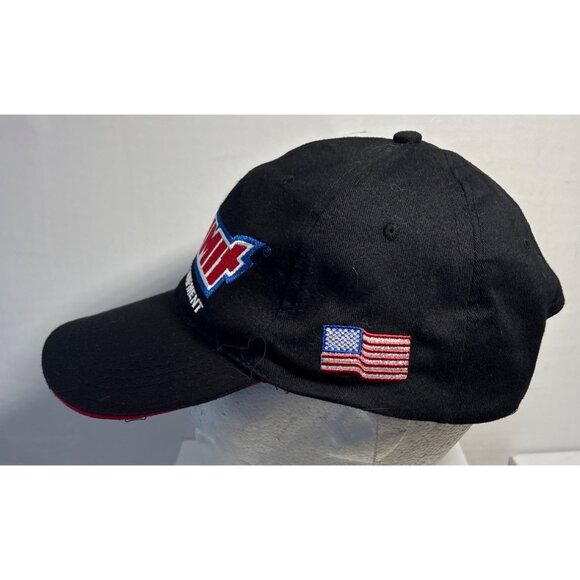 Summit Racing Equipment Hat Black Cotton Adjustable Baseball Cap Embroidered - Picture 4 of 6